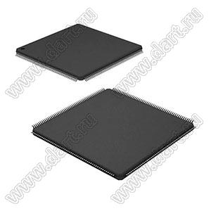 STM32H755BIT3 (LQFP-208) микроконтроллер 32-bit ARM® Cortex®-M7; F=480MHz; CANbus, EBI/EMI, Ethernet, I²C, IrDA, LINbus, MDIO, MMC/SD/SDIO, QSPI, SAI, SPDIF, SPI, SWPMI, UART/USART, USB OTG; Brown-out Detect/Reset, DMA, I&sup2;S, LCD, POR, PWM, WDT; 