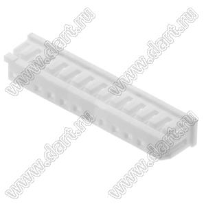 Molex Micro-Latch™ 510651200 корпус розетки однорядной на кабель; шаг 2,00мм; 12-конт.; полиэстер (белый)