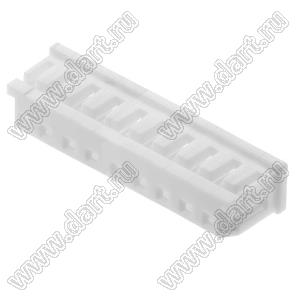 Molex Micro-Latch™ 510650900 корпус розетки однорядной на кабель; шаг 2,00мм; 9-конт.; полиэстер (белый)