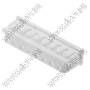 Molex Micro-Latch™ 510650800 корпус розетки однорядной на кабель; шаг 2,00мм; 8-конт.; полиэстер (белый)