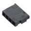 MOLEX Pico-EZmate Plus™ 2121320004 корпус однорядной розетки на кабель, цвет черный; шаг 1,0мм; P=1,20мм; 4-конт.