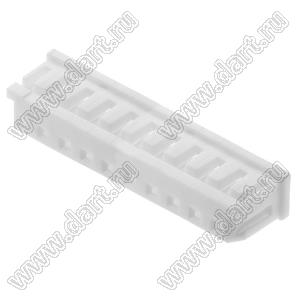 Molex Micro-Latch™ 510651000 корпус розетки однорядной на кабель; шаг 2,00мм; 10-конт.; полиэстер (белый)