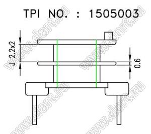 1505003 (RM5-4PIN-2SEC) каркас для трансформатора