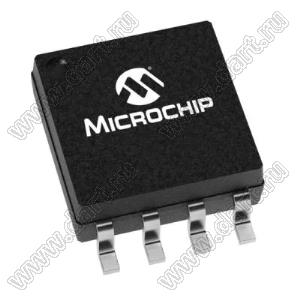24LC1025T-I/SM (SOIJ-8) микросхема электрически стираемой перепрограммируемой последовательной памяти; EEPROM 128Kx8 (1Mb)bit; Fтакт.=400 kHz; Uпит.=2,5...5,5V; Tраб. -40...+85°C