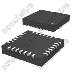 STM32F031G6U6TR (VFQFPN-28) микроконтроллер 32-bit ARM® Cortex®-M0; F=48MHz; I²C, IrDA, LINbus, SPI, UART/USART; DMA, I&sup2;S, POR, PWM, WDT; I/O=23шт; FLASH 32KB (32Kx8); EEPROM -; RAM 4Kx8; Uпит.=2,0...3,6V; A/D 13x12b; генератор внутренний; Tраб.
