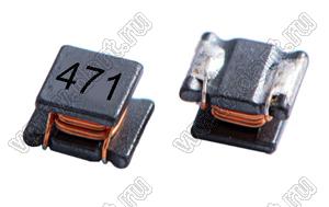 SQ3225471KLB дроссель SMD; 3,0x2,8x2,5мм; L=470мкГн (10%); Iн=45мА (при 20°C)