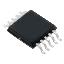 MCP4642-103E/UN (MSOP-10) микросхема двойной 7-разрядный реостат с энергонезависимой памятью; R=10кОм; Uпит.=1,8,,,5,5V