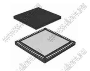 PIC16LF1946-E/MR (QFN-64) микросхема 8-разрядный КМОП-микроконтроллер на базе флэш-памяти с жидкокристаллическим драйвером; Uпит.=1,8…3,6В; -40...+125°C