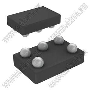 LM3679UR-1.8/NOPB (DSBGA-5) микросхема миниатюрный понижающий преобразователь DC-DC для применения в условиях сверхнизкого профиля (высота < 0.55 мм), 3 МГц, 350 мА; Uпит.=2,5…5,5В; Tраб. -30...+85°C