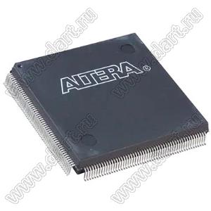 EPM3256AQI208-10 (PQFP-208) программируемая логическая интегральная схема (ПЛИС); количество вентилей 5000; количество макроячеек 256; LABs 16; 161-портов I/O; tPD=7,5нс; F=126,6МГц (макс.)