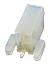 4200WVK-F-2X01P (Mini-Fit Jr.™ MOLEX 039299022, MF-02MB) вилка на плату прямая двухрядная с фиксаторами в плату и с выводами в плату плоского сечения; шаг 4,2мм; 2x1-конт.