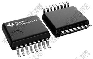 SN75C1168DBR (SSOP-16) микросхема два дифференциальных привода и приемника; Uпит.=4,5...5,5В; Tраб. 0...+70°C