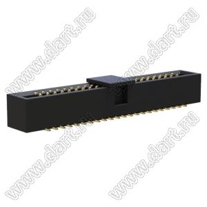 BL3230SM-044G-CP (2x22) вилка закрытая для поверхностного (SMD) монтажа с монтажной крышкой; 2x22-конт.