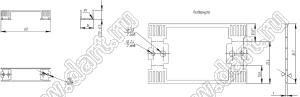 DPX 02.20.02 держатель ремня, деталь для 3D принтера, сталь