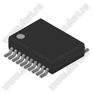 MAX3223CAP (SSOP-20) микросхема 2 передатчика / 2 приемника RS-232, RS-562; S tr=120; автоотключение; Uпит.=3,0...5,5В; Tраб. 0...+70°C