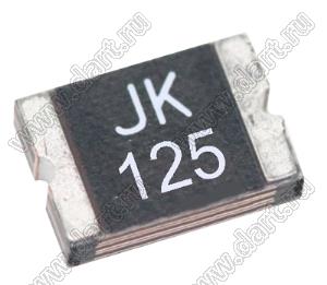 JK-mSMD125 предохранитель самовосстанавливающийся SMD 1812; Iн=1,25А; V max.=16V; Tраб. -40...+85°C