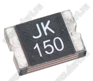 JK-mSMD150 предохранитель самовосстанавливающийся SMD 1812; Iн=1,50А; V max.=8V; Tраб. -40...+85°C