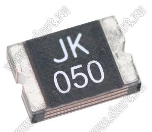 JK-mSMD050 предохранитель самовосстанавливающийся SMD 1812; Iн=0,50А; V max.=15V; Tраб. -40...+85°C