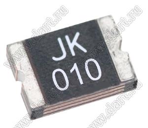 JK-mSMD010 предохранитель самовосстанавливающийся SMD 1812; Iн=0,10А; V max.=30V; Tраб. -40...+85°C