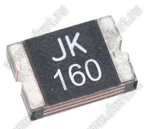 JK-mSMD160 предохранитель самовосстанавливающийся SMD 1812; Iн=1,60А; V max.=8V; Tраб. -40...+85°C