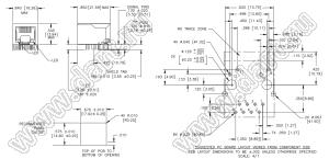 J0026D01ENL модульный Ethernet разъем; TX=10:1; RX=10:1; левый: зеленый/правый: зеленый