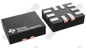 BQ24392RSER (UQFN-10) микросхема два высокоскоростных переключателя SPST USB 2.0 с USB-зарядкой аккумулятора; Uпит.=4,75…5,25В; Tраб. -40...+85°C
