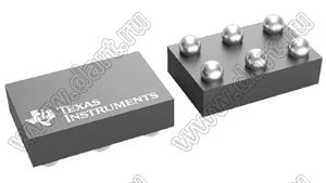 LM3691TL-1.2/NOPB (DSBGA-6) микросхема высокоточный миниатюрный понижающий преобразователь DC-DC на 1 А для портативных приложений; Uпит.=2,3…5,5В; Tраб. -30...+85°C