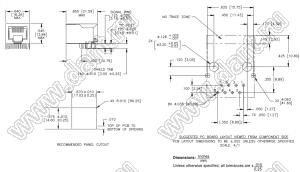 J0011D01NL модульный Ethernet разъем; TX=10:1; RX=10:1; нет