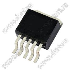 LM2596S-5.0 (TO263-5) микросхема понижающий регулятор напряжения; Uвх=45V; Uвых=5,0V; Iвых=3А; Tраб. -40…+125°C