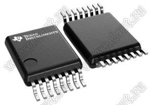TSC2046EIPW (TSSOP-16) микросхема низковольтный контроллер сенсорного экрана ввода-вывода; Uпит.=2,2…5,25В; Tраб. -40...+85°C