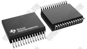 PCM1795DB (SSOP-28) микросхема улучшенный сегмент, стереозвуковой ЦАП, 32 бита, дискретизация 192 кГц; Uпит.=4,75…5,25 / 3,0…3,6В; Tраб. -25...+85°C