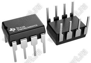 LM331N/NOPB (PDIP-8) микросхема прецизионный преобразователь напряжения в частоту; Uпит.=4,0…40В; Tраб. 0...+70°C