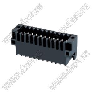 KF2EDGEVM-2.54-11P-13 клеммник разъемный - вилка на плату однорядная прямая с крепежными втулками; 11-конт.