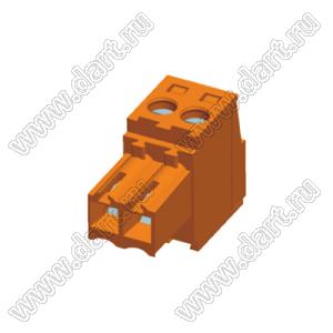 KF2EDGKJ-3.5-02P-15 розетка на кабель однорядная прямая с винтовыми зажимами проводов; 2-конт.