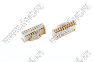 MOLEX iGrid™ 5016462200 корпус двухрядной розетки на кабель; шаг 2,00мм; 2x11-конт.