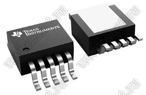 LM2596SX-5.0/NOPB (TO263-5) микросхема понижающий регулятор напряжения; Uвх=45V; Uвых=5,0V; Iвых=3А; Tраб. -40…+125°C