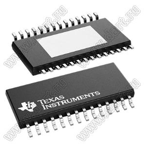 PCM1681TPWPRQ1 (HTSSOP-28) микросхема улучшенный многоуровневый 8-канальный дельта-сигма ЦАП звука, 24 бита, дискретизация 192 кГц; Uпит.=4,5…5,5 / 3,0…3,6В; Tраб. -40...+105°C