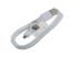 USB/AM-micro USB charge cable-1.0m-WHITE кабель-переходник USB/AM-micro USB; длина 0.8м; цвет белый
