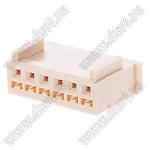 MOLEX Spox™ 51191-0600 корпус розетки однорядной на кабель; шаг 2,50мм; P 2,50мм; 6-конт.