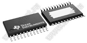DAC8760IPWPR (HTSSOP-24) микросхема 16-битный программируемый ЦАП с выходом по току и напряжению для применения в контурах тока от 4 до 20 мА; Uпит.=10…36 /±5…±18В; Tраб. -40...+125°C