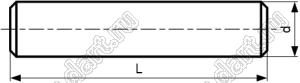 DIN7-10018 штифт цилиндрический GB119/DIN7; сталь нержавеющая
