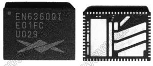 EN6360QI (QFN-68) микросхема 8A высокоинтегрированный синхронный преобразователь постоянного тока со встроенной катушкой индуктивности; Uвх=2,5...6,6В; Tизм. -40...+85°C; Iвых=8А