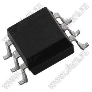 HCPL4503TSR2VM (PDIP8GW-SMT) оптрон транзисторный; Uпит.=4,5...20.,0V; Iвх-lo=0...250мкА (макс.); Iвх-hi=6,3...20,0мА (макс.); Iвых=8мА (макс. на канал); Tраб. 0...+70°C