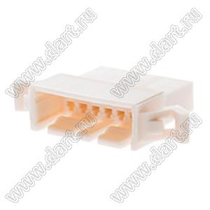 MOLEX Spox™ 29110062 корпус с монтажными ушами вилки однорядной на кабель; шаг 2,50мм; P 2,50мм; 6-конт.