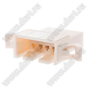 MOLEX Spox™ 29110042 корпус с монтажными ушами вилки однорядной на кабель; шаг 2,50мм; P 2,50мм; 4-конт.