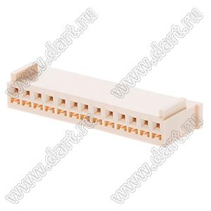 MOLEX Spox™ 51191-1300 корпус розетки однорядной на кабель; шаг 2,50мм; P 2,50мм; 13-конт.