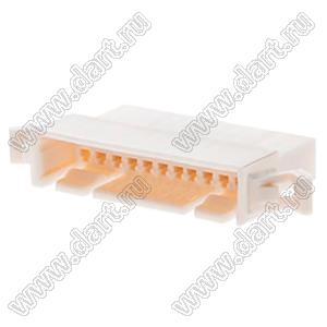 MOLEX Spox™ 29110112 корпус с монтажными ушами вилки однорядной на кабель; шаг 2,50мм; P 2,50мм; 11-конт.