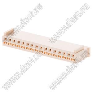 MOLEX Spox™ 51191-1600 корпус розетки однорядной на кабель; шаг 2,50мм; P 2,50мм; 16-конт.