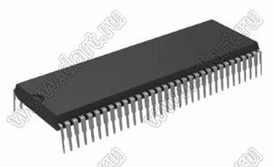 PIC16F1947-I/P (PDIP-64) микросхема 8-разрядный КМОП-микроконтроллер на базе флэш-памяти с жидкокристаллическим драйвером; Uпит.=1,8…5,5В; -40...+85°C