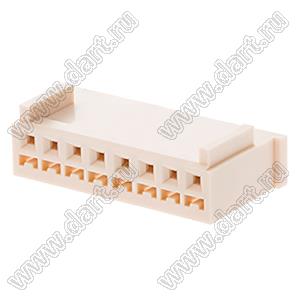 MOLEX Spox™ 51191-0800 корпус розетки однорядной на кабель; шаг 2,50мм; P 2,50мм; 8-конт.